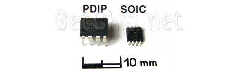 Внешний вид ATTiny13