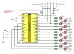 Схема бегущий огонь на attiny2313 Схема бегущий огонь на attiny2313